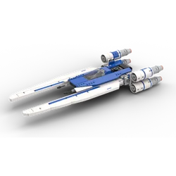 Space Series UWing starfighter Spaceship  ModelBuilding Blocks DlY Originality Assembly Bricks Birthday Collection Toys Gifts