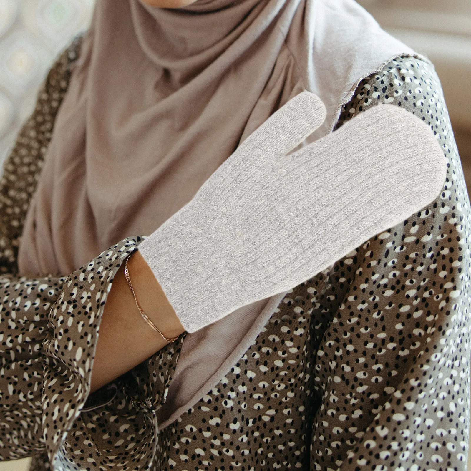 1 زوج محبوك الكبار في الهواء الطلق قفازات الرجال النساء سميكة معزول القفاز الطقس البارد يندبروف الدافئة متماسكة تدفئة اليدين #1