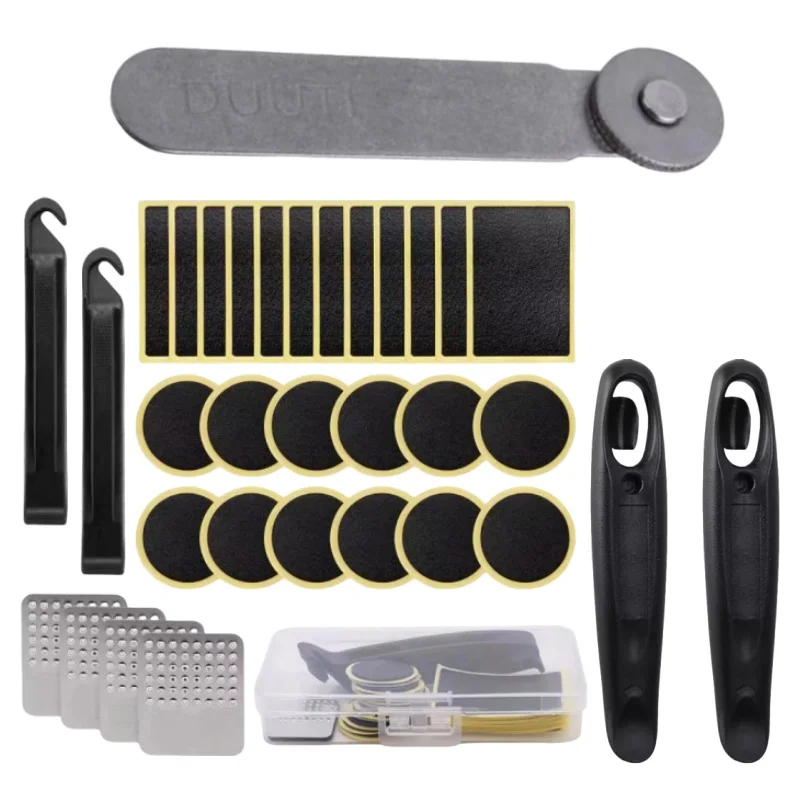 Brand New Bike Bicycle Flat Tire Repair Kit Tool Set Kit Patch Rubber Portable Fetal Best Quality Cycling Free Shipping