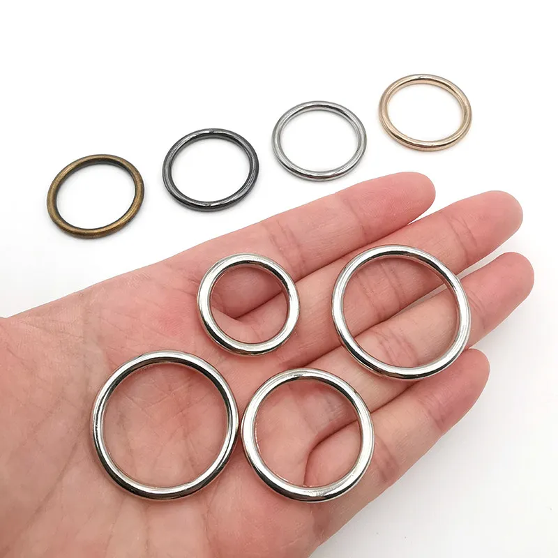 DIY O Rings Buckle Circle Connection Hook Bag Strap Carabiner Buckles Shoes Clothes Loop Clasp