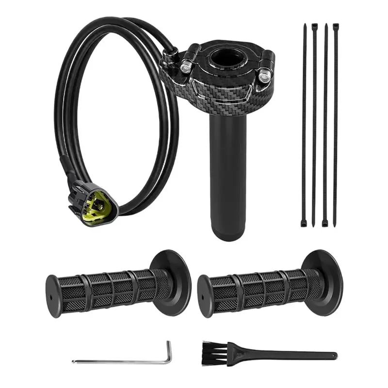 Throttle Handle Kit Full Twist, Complete Throttle Assembly Set For Yozma IN10 Valtinsu Strike Shadow SX E-Bike