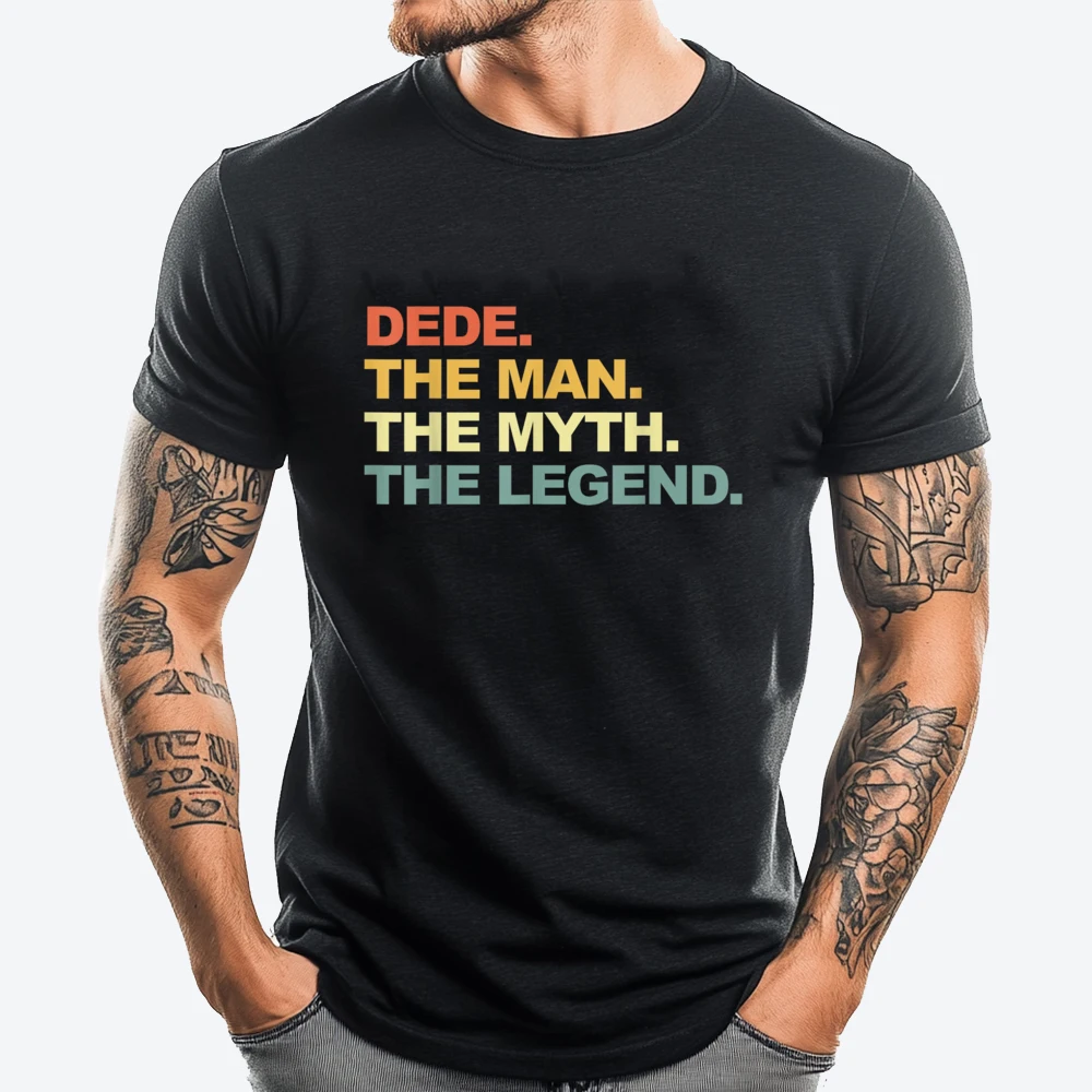 

Dede The Man The Myth The Turk Legend Turkish Grandpa Shirts Men Graphic Clothes Street Wear Clothes