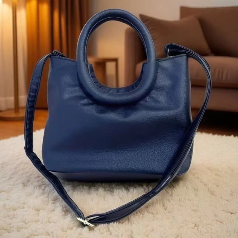 

Элегантная кожаная женская сумка на плечо, элитная роскошная брендовая модная известная парижская минималистичная повседневная винтажная сумка ​