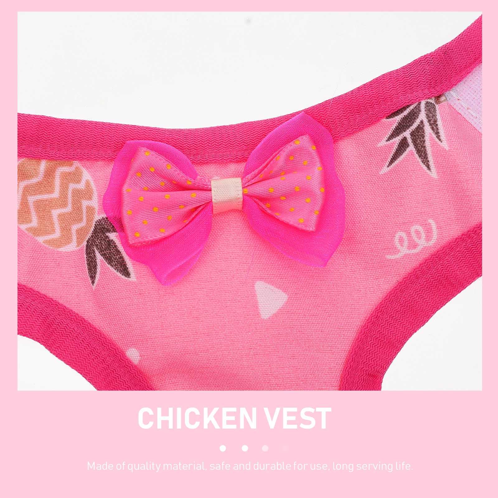 

Pet Chicken Vest Rooster Decoration Durable Harness Adorable Costume Pulling Rope Hen Leash Fabric Chain