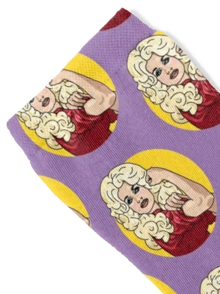 Dolly the Riveter Socks sheer colored Socks Man Women's