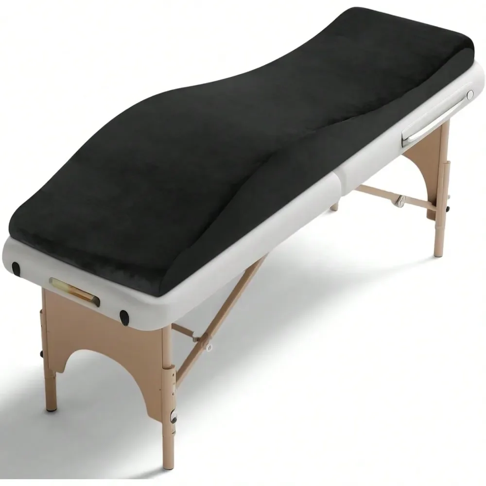 

Lash Bed Topper,SalonGrade Lash Bed Cover HighDensity Foam Massage Mattress With Ergonomic Curved Design 70.8 X 23.6 Waterproof