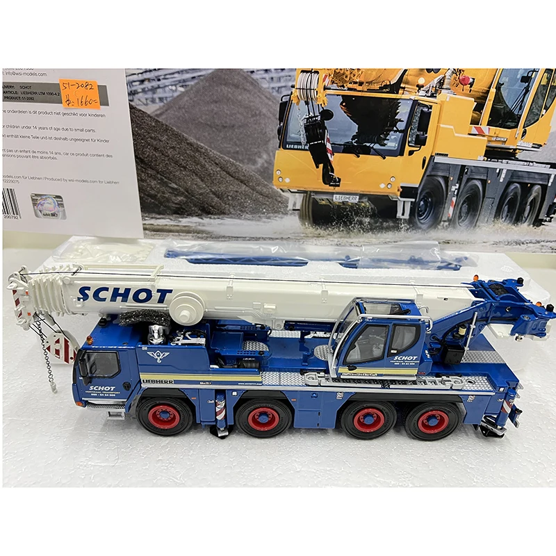 WSI Diecast 1:50 Scale LIEBHERR LTM 1090-4.2 Crane Model 51-2082 Collection Souvenir Display Vehicle Toys