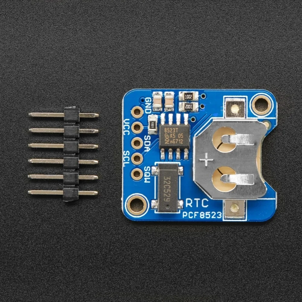1PCS PCF8523 นาฬิกาเวลาจริงประกอบ Breakout Board ไม่มีแบตเตอรี่เหรียญ
