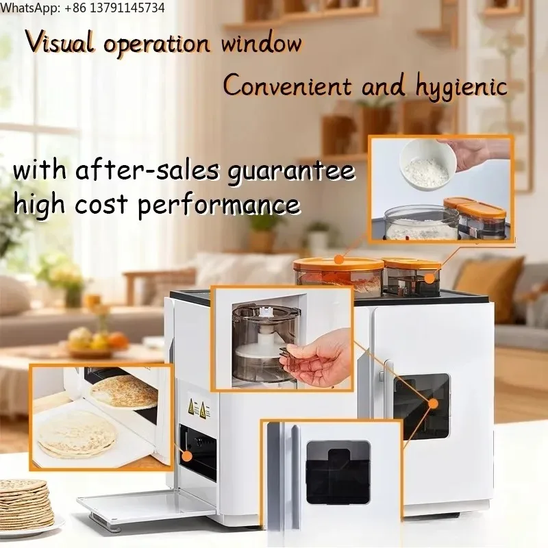 

Automatic Electric Roti Maker Machine - Chapati Flatbread Tortilla Fully Making Device for Kitchen