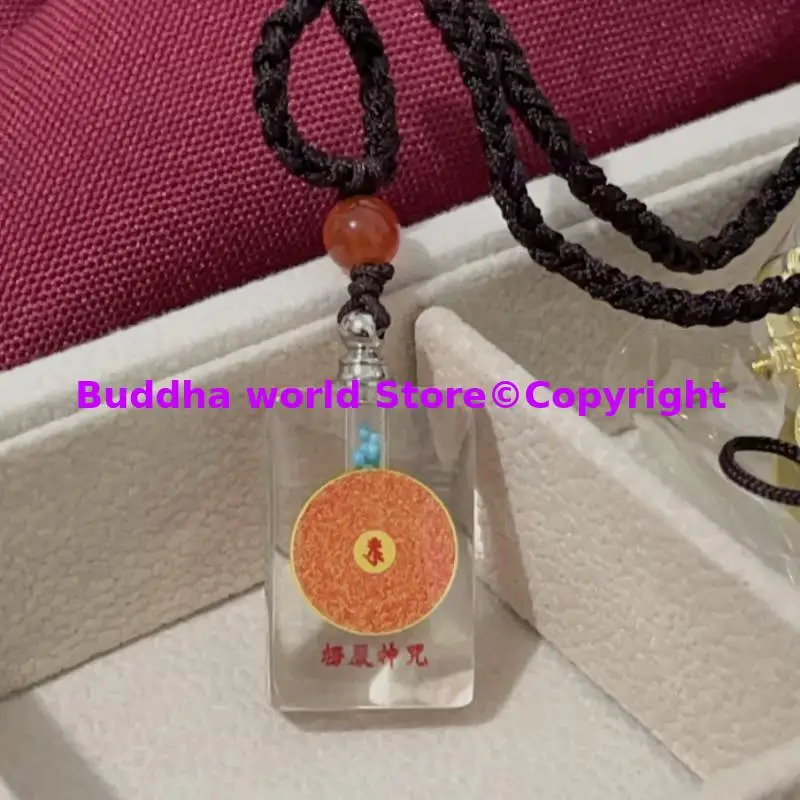 

Tibet Thailand Effective talisman good Shurangama Mantra Scripture Pendant Amulet Bless Safe healthy exorcise evil spirit