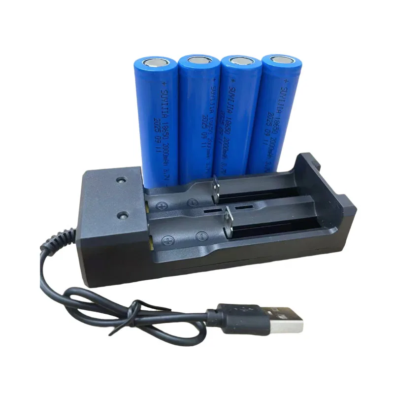 3.7V2000mahcapacity18650 بطارية ليثيوم أيون قابلة للشحن لمصباح يدوي المنتجات الرقمية أدوات كهربائيةMP3المعدات الطبية المتنقلة