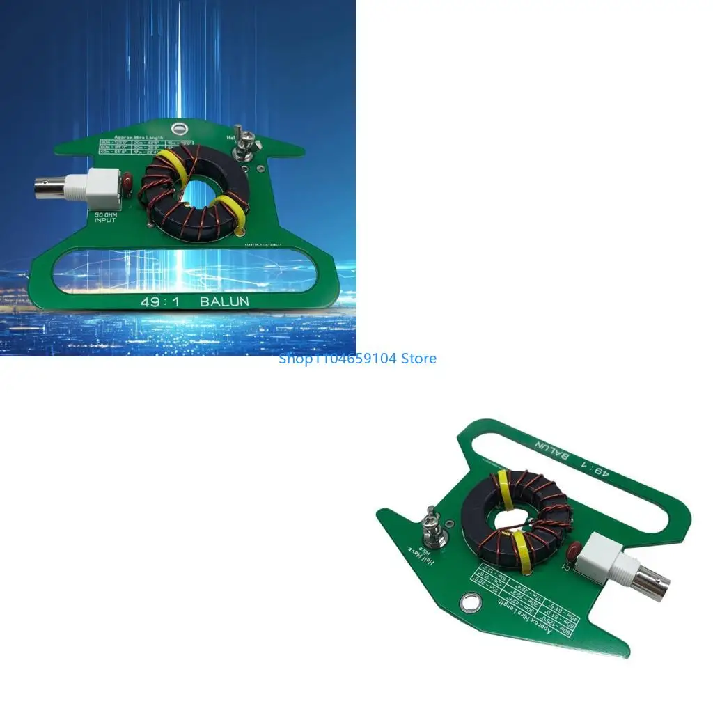 

Высокоэффективная короткая волна 49: 1 Balun Antennae PCB Легкая установка