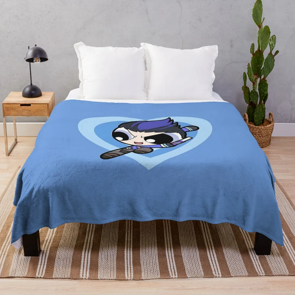 

PowerPuff Yoru Throw Blanket Beautifuls manga Kid'S Custom Blankets