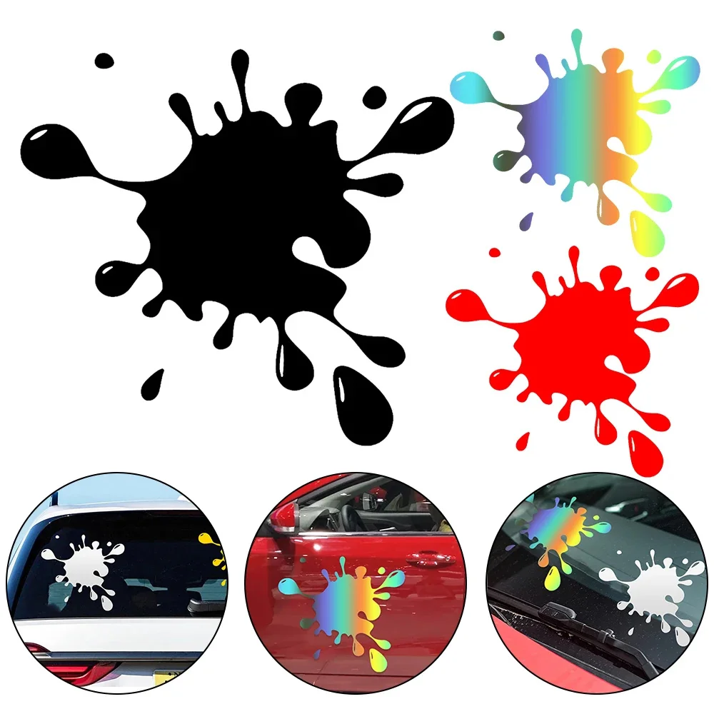

Creative Car Water Drop Reflective Car Stickers Paint Stains Window Decals Stains Inkjet Vinyl Body Stickers Car Bumper Decors