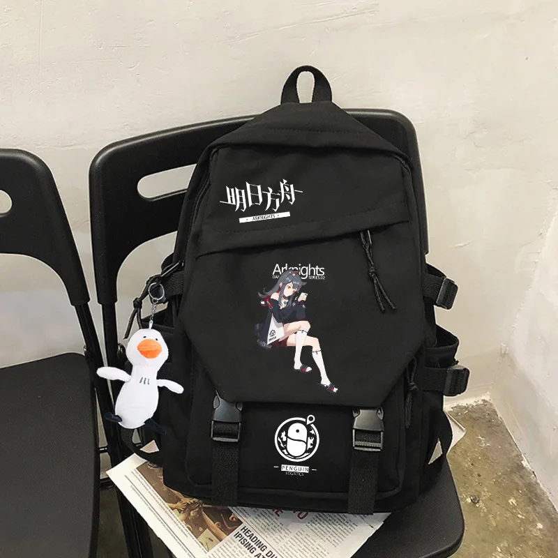 Arknight Amiya Rhodes Island Backpack Students Cute School Bag Kawaii Girls Boys Backpack Laptop Female Fashion Anime Book Bags