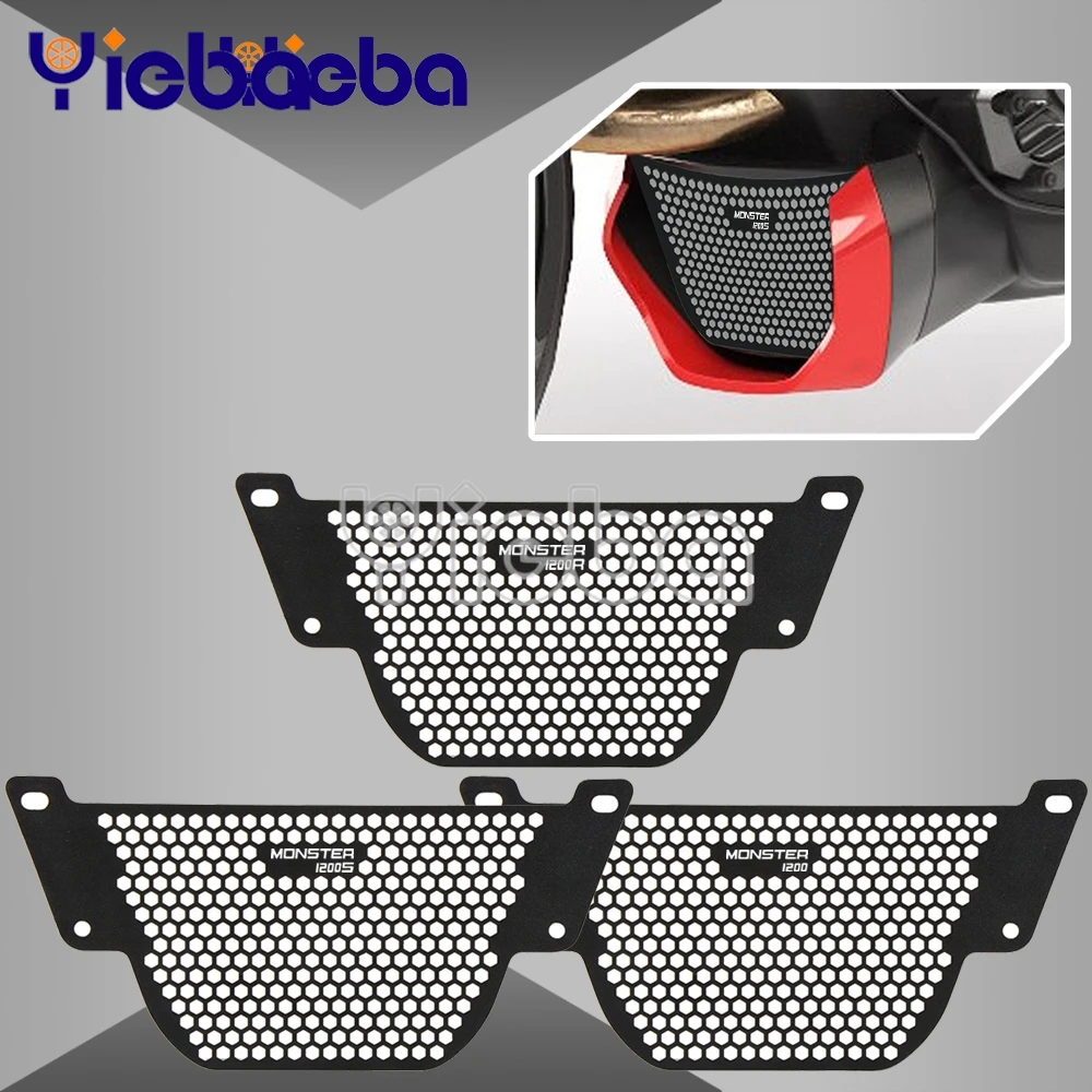 Monster 1200 S R 25 2013 - 2019 2020 For Ducati Motorcycle Accessories Radiator Guard Cover And Oil Cooler Cover Aluminium Tools