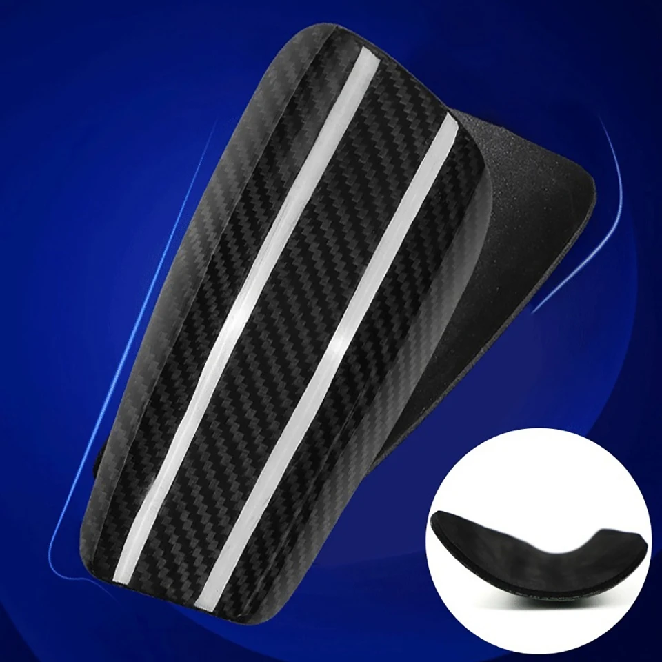 Loogdeel Carbon Fiber Soccer Shin Guards,with Portable Carrying Case,Super Strong,Shock Resistance,Suitable for Adult,Youth,Kid