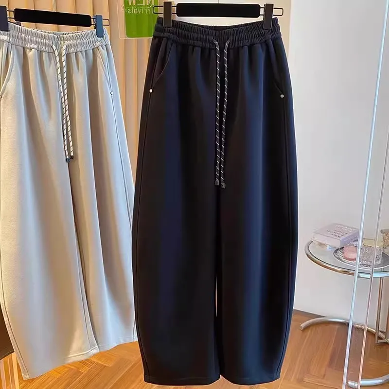 

Утепленные брюки-бананы на флисовой подкладке для мужчин: повседневные, свободного кроя, зимние/осенние, прямые, дышащие, антибактериальные