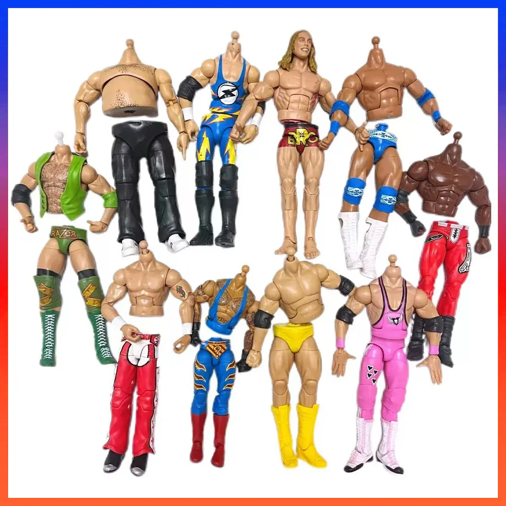البضائع السائبة 1/12 مقياس المصارع بقايا الحلاقة ريموند جونسون الجسم اكسسوارات ل 6 بوصة 7 بوصة عمل الشكل الجسم اللعب الهدايا