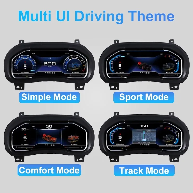 

For Chevrolet Chevy Silverado GMC Sierra 2019-2023 Car LCD Digital Cluster Virtual Cockpit Dashboard Instrument Panel