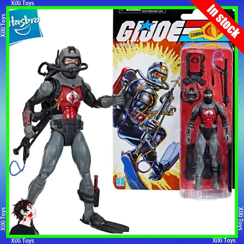 En stock G.I. Figura de Acción Cobra Eel de 6 Pulgadas de la Serie Joe GI Joe Classified con Tarjeta Vintage, Modelo Coleccionable, Juguete, Regalo