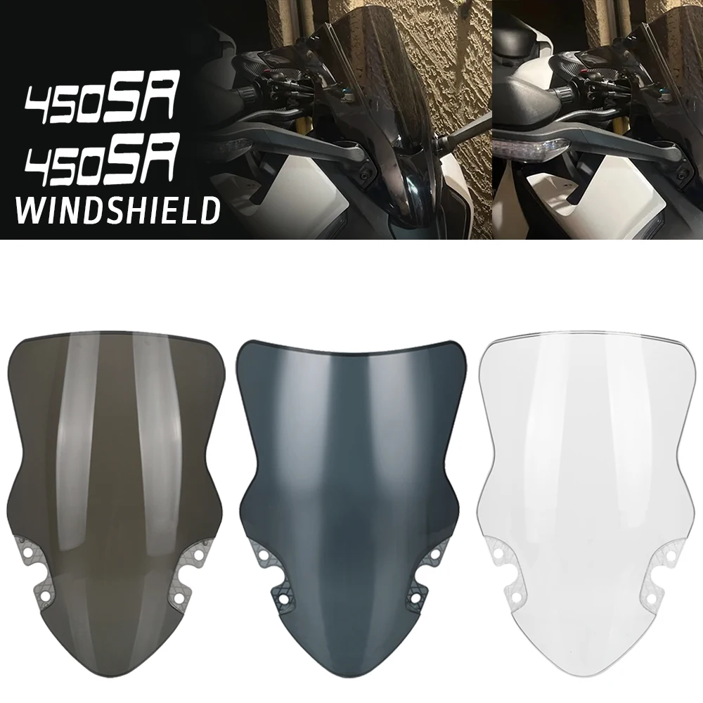 

FOR CFMOTO 450SR 450 SR/SS 450SS 2022 2023 2024 Motorcycle Windshield Screen Visor 2025 Windscreen Wind Shield Deflector Cover