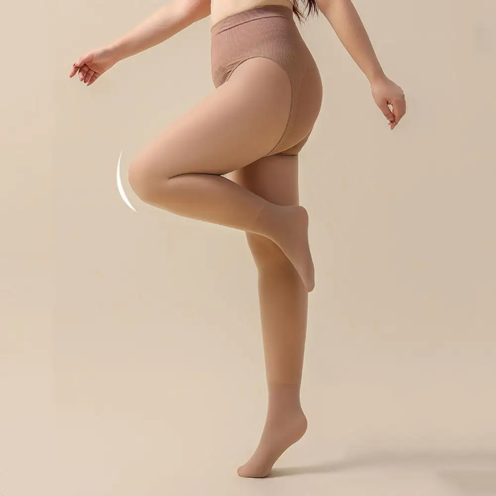 

Winter Sexy Ladies Tights Fashion Warm High Elastic Solid Color Pantyhose Stretchy Soft Long Stockings for Fall Winter
