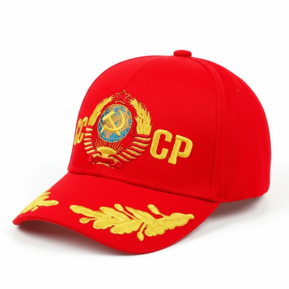 Russian National Emblem CCCP USSR Embroidered Baseball Cap Cotton Adjustable Baseball Hats Snapback Caps For Man Women Unisex