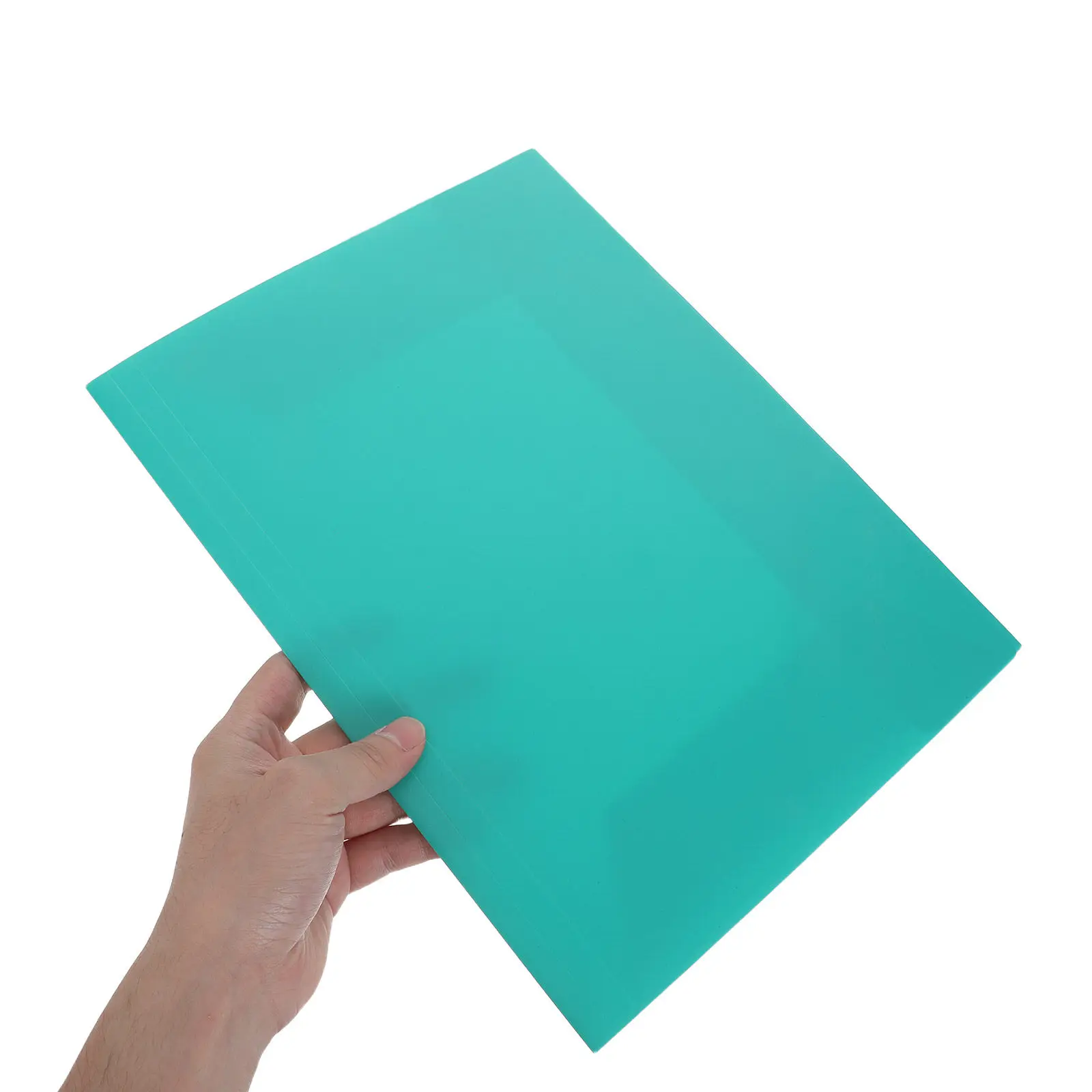 

5Pcs Plastic Elastic Band Folder A4 Folding File Organizer Tear Resistant Document Holder Office School Travel Storage