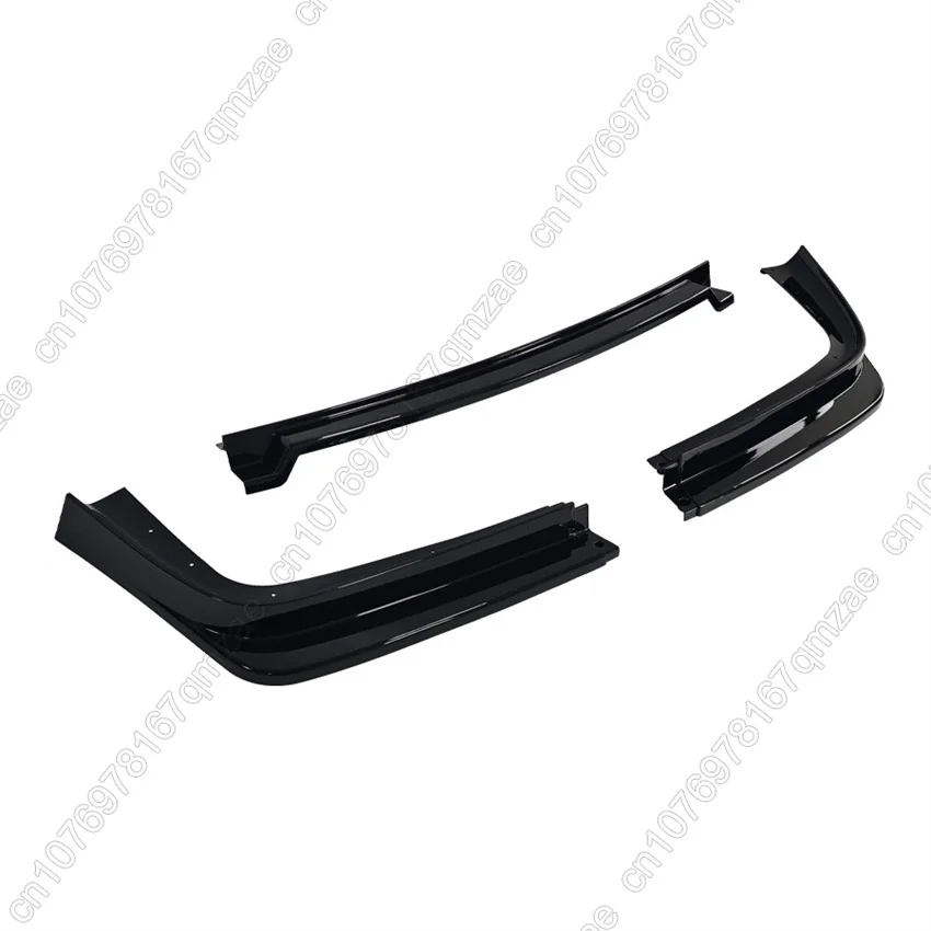 JDM Style Gloss Black Car Front Bumper Lip Splitter For BMW 3 Series E36 1991-2000 Under Chin Apron Guard Body Kits Tuning