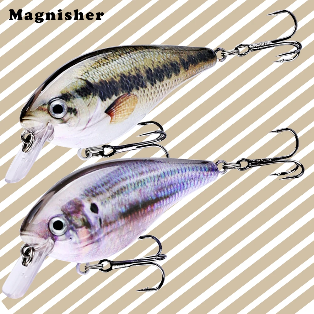 Magnisher Square Bill Crankbait 7,5 cm 12,5 g Float Artifricial Angelköder Wobble Hard Baits Crank Minnow Bass Forelle Hechtköder