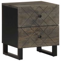 Bedside table, 40x33x46 cm, solid mango wood
