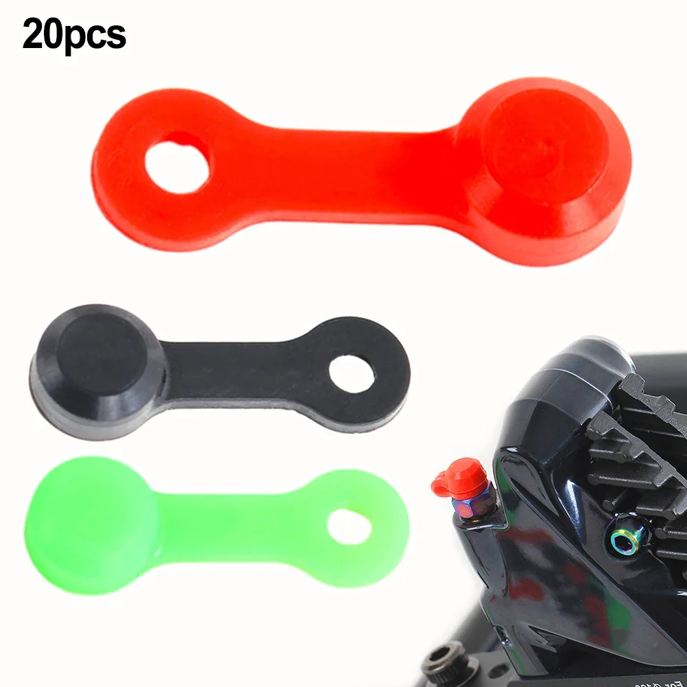 Rubber Bike Bleed Nipple Cover Dust Cap Mountain Bicycle Oil Nipple Set For Shimano Oil Disc Brake Clamp Accessories Parts