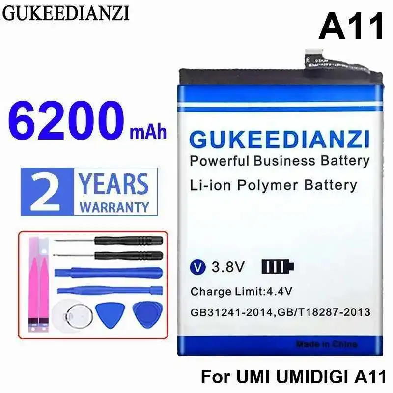 

For Umi Umidigi A11 6200Mah Reliable Power High Performance Mobile Phone Battery