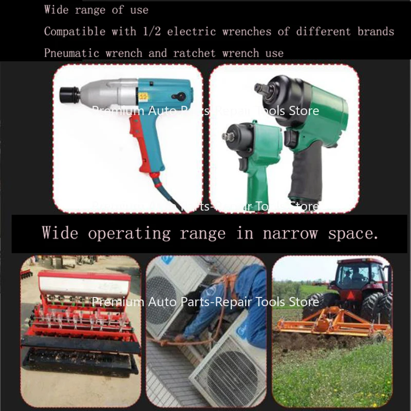 

Right Angle Linkage Wrench L 90 Degree Turning Manual Electric Socket Wrench Various Mechanical Screw Removal Tools