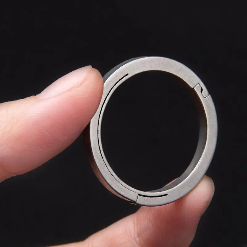 Heavy Duty Keychain Rings Replacement Side-Pushing Chain Rings Split Keyring Heavy Duty Alloy Rings