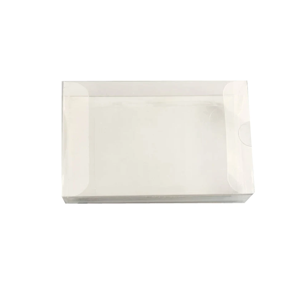 10PCS Clear transparent box for Sega Mega Drive MD EU US version for game card collection   display storage PET protective box