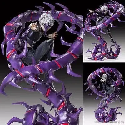 

28cm Anime Tokyo Ghoul Kaneki Ken Generation Of Dark Jin Muyan Pvc Action Figure Colletible Model Toy