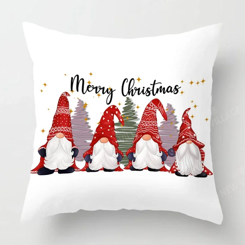 Christmas series pillowcases sofas cushion covers  home decor can be customized for holiday celebrations 40x40 50x50 60x60 35x35