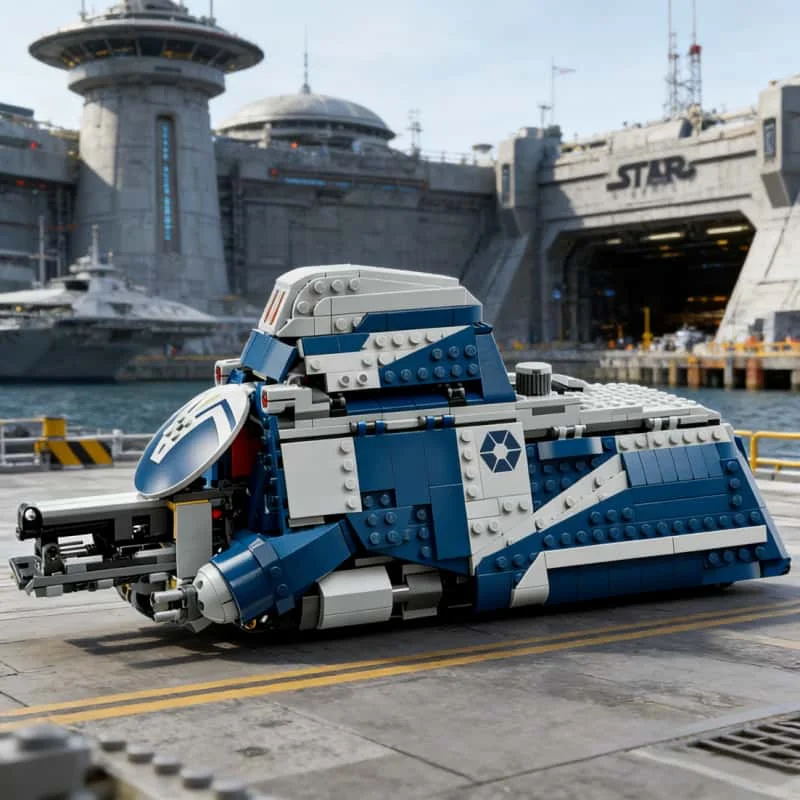 

976 деталей конструктора космического корабля MTT для военных сражений, игрушка для взрослых, подарок на день рождения или Рождество