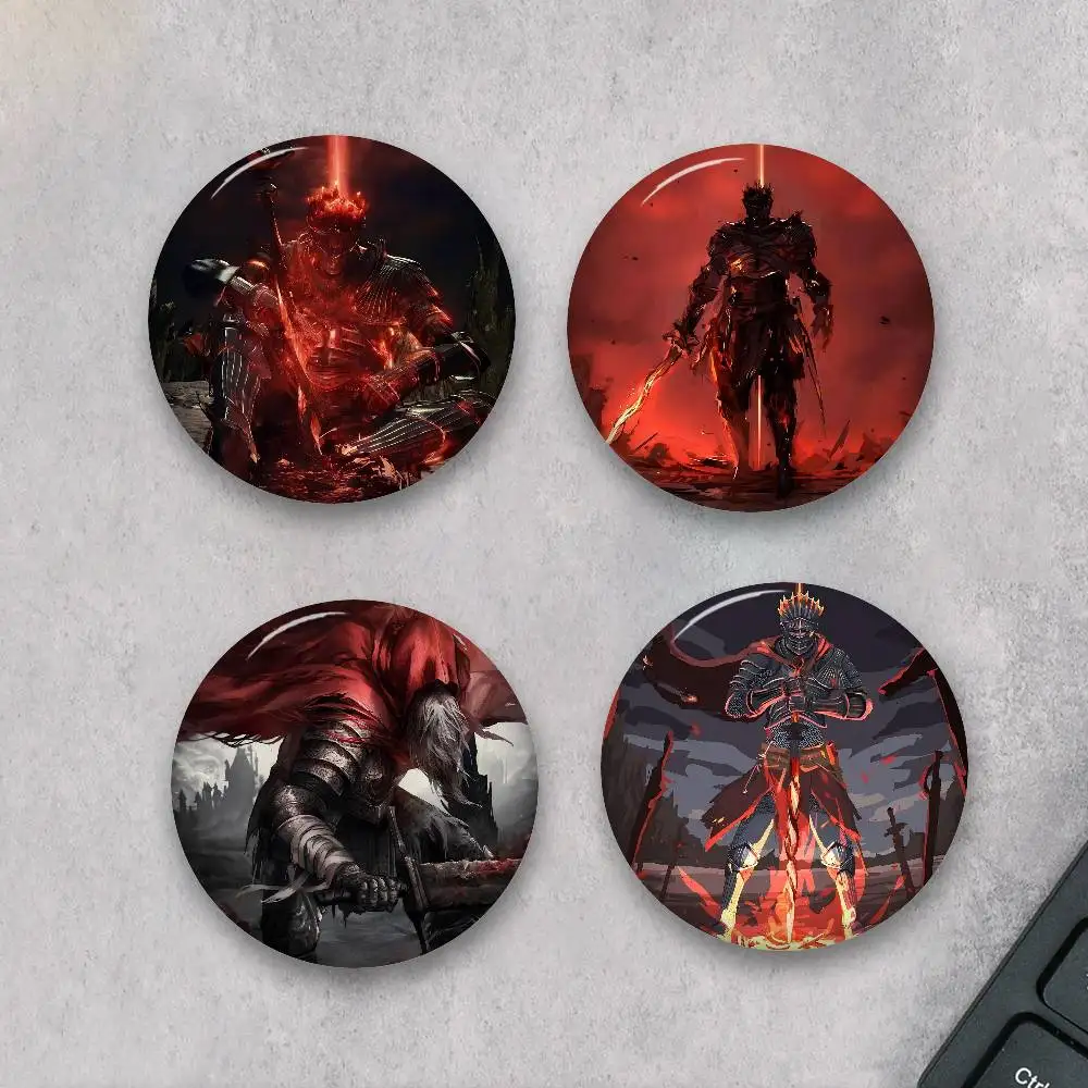 Classic Game D-Dark Souls 3 Anime Brooches Cute Cartoon Badge Jacket Jeans Lapel Pin Gift Accessorie