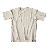 Non Stock Drop Shoulder Pocket Short Sleeve T-Shirt Summer Men's Daily Plain Tee
