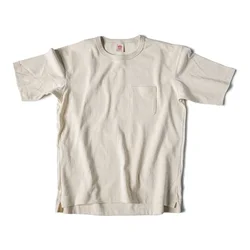 Non Stock Drop Shoulder Pocket Short Sleeve T-Shirt Summer Men's Daily Plain Tee