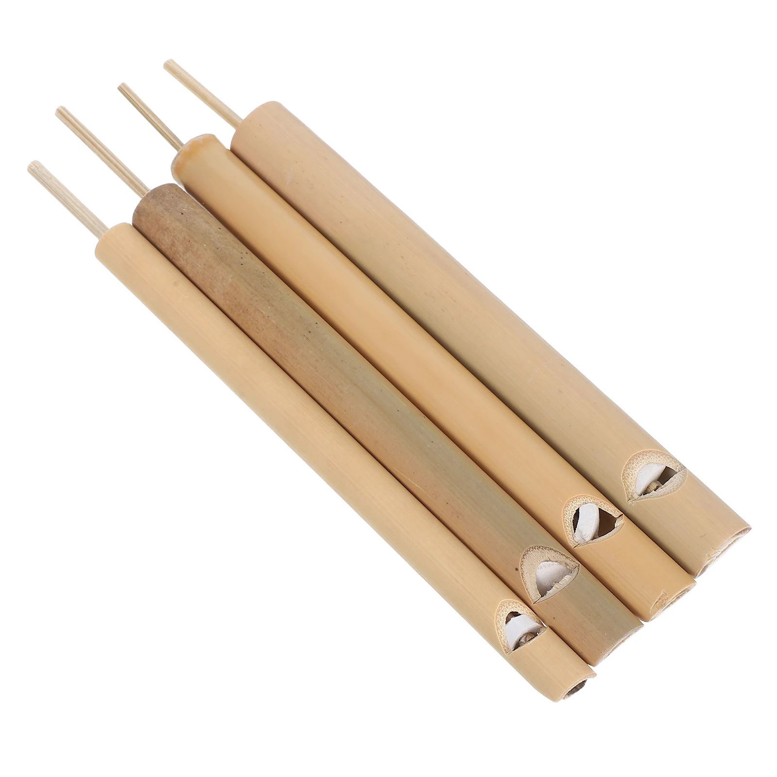 

4Pcs Bird Whistle Bamboo Flute Kids Musical Performance Gift Hearing Dexterity Improvement Whistle Toy Bamboo Bird Flute