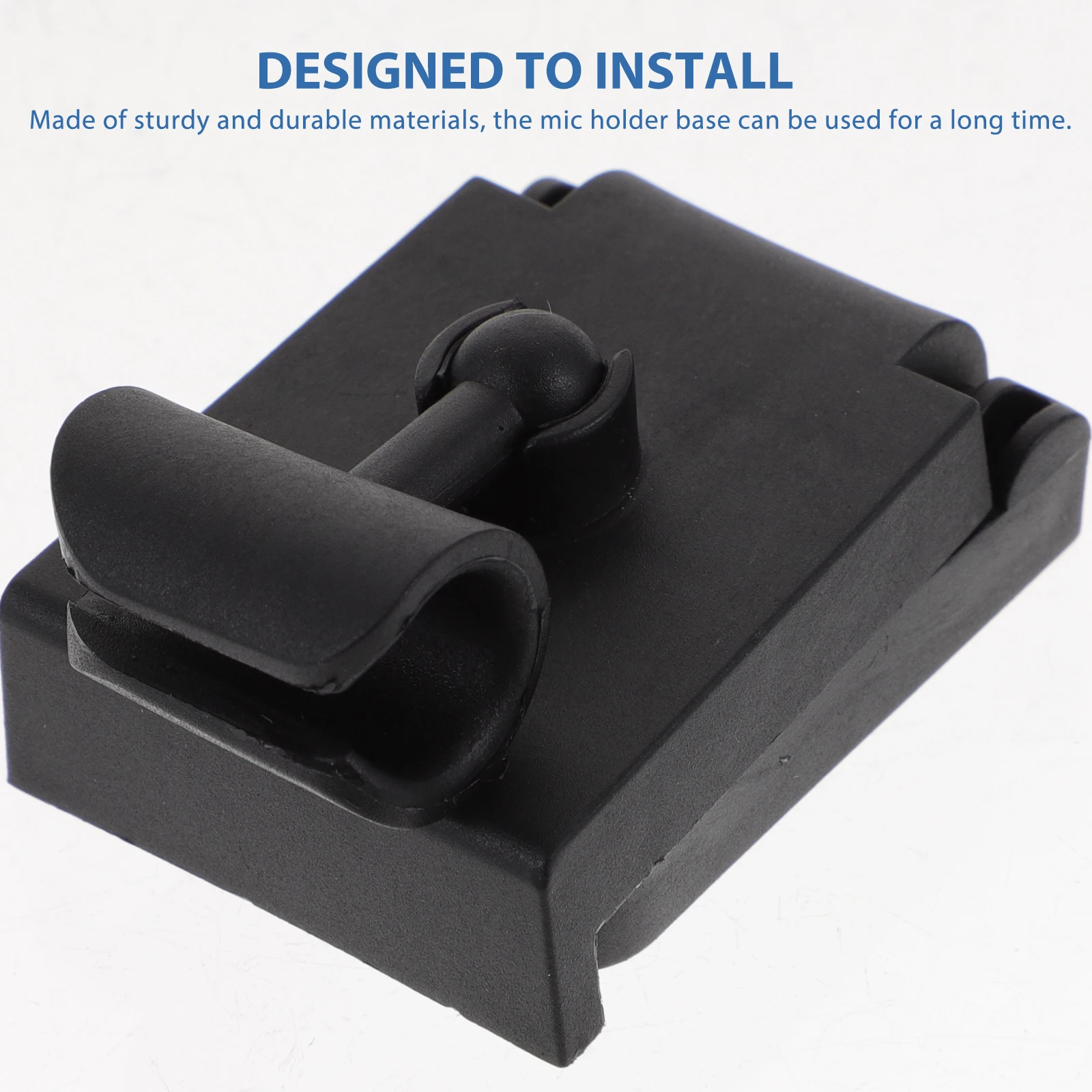 

6 Pcs Mobile Phone Microphone Stand Desktop Mount Clamp Mounting Clip Table Plastic Holder Adjustable with