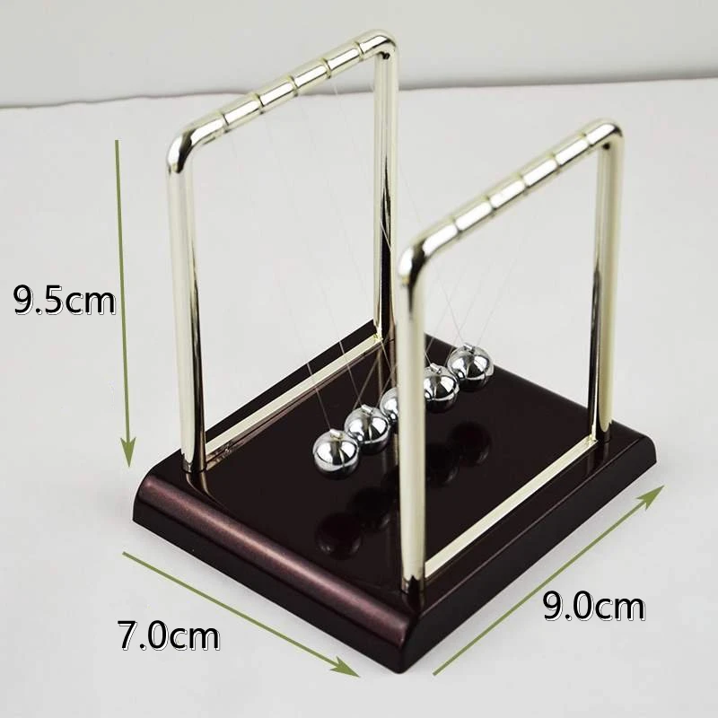 Newton Cradle Balance Steel Balls Perpetualmotionmachine School Teaching Supplies Science Desk Toy Gift Home Decor Antistress