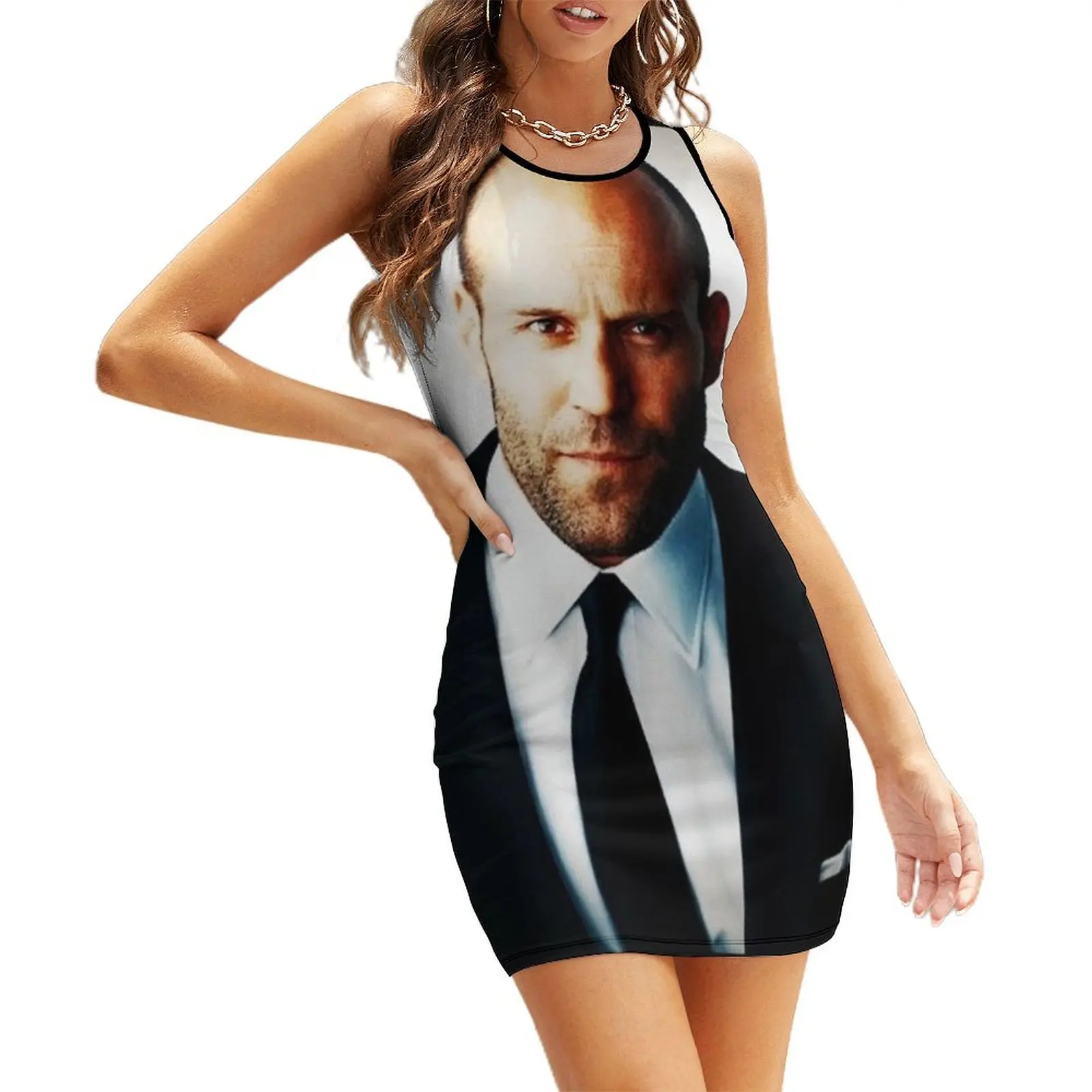 

jason statham Sleeveless Sundress african dresses for woman clothes for women women's evening dresses 2025