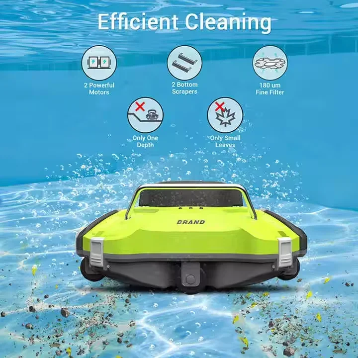 

Latest Cordless Automatic Swimming Pool Cleaning Robotic Vacuum Inground Pool Vacuum Cleaner