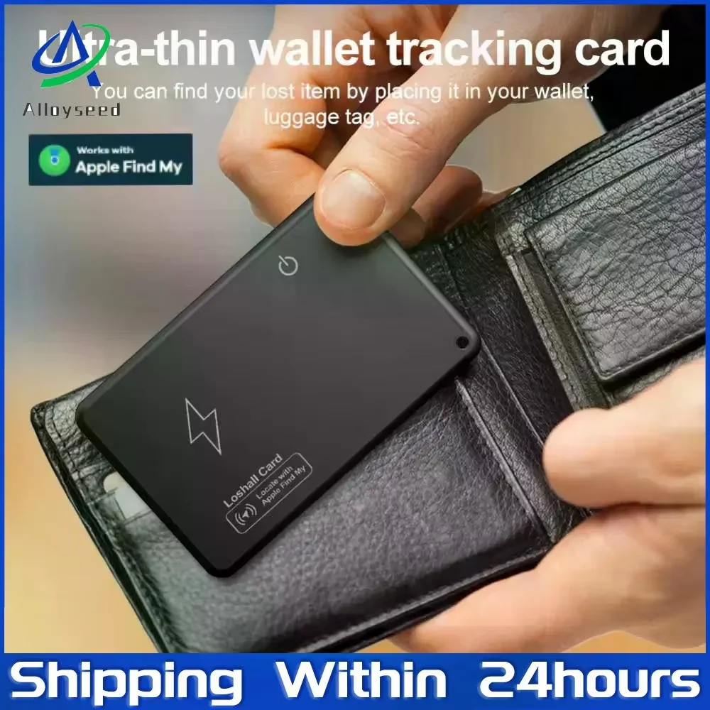2pc Wallet Tracker Card Wireless Charging Tracking Location Gps Locator Smart Tag Iphone Apple Device Find My Airtag Replacement