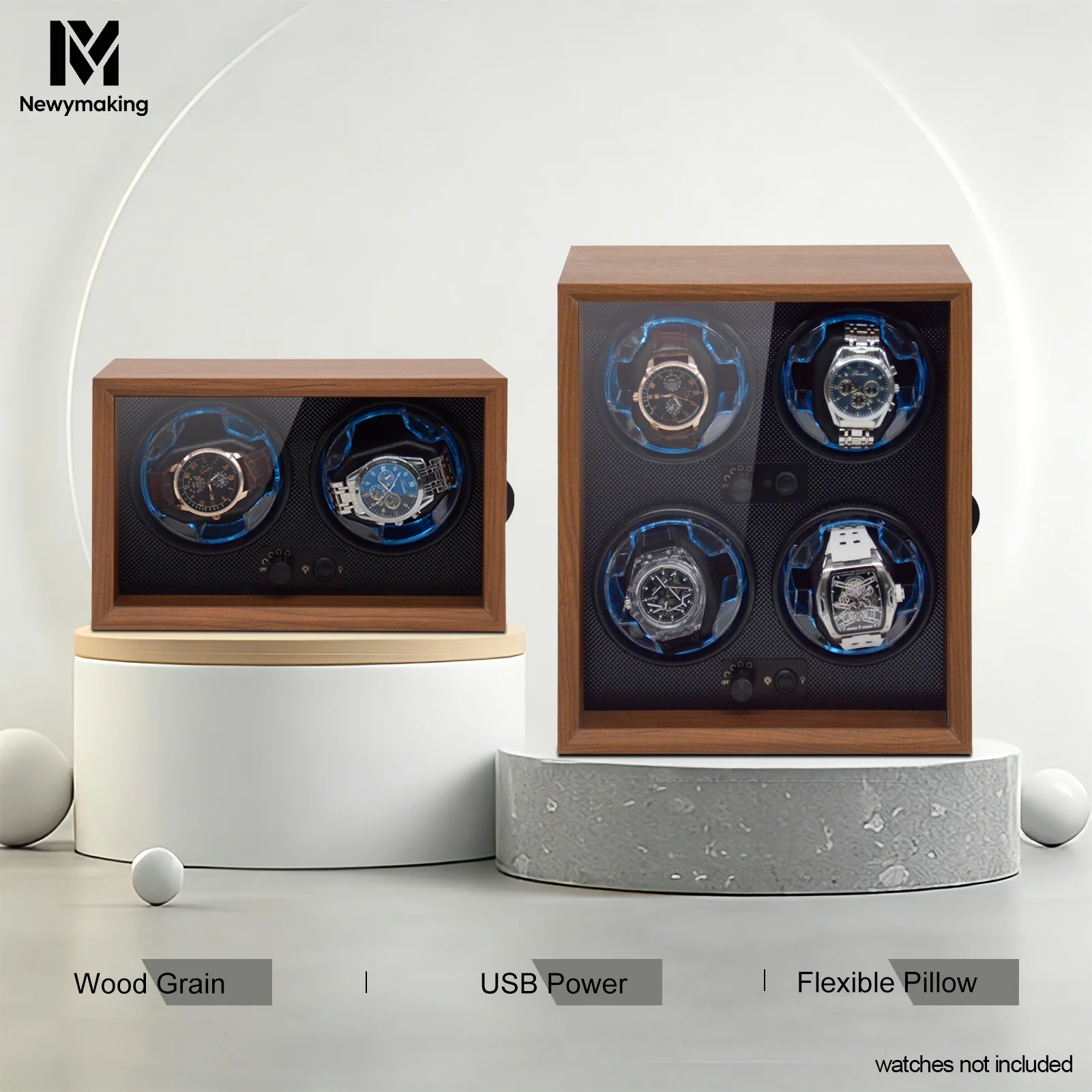 Watch Winder Single - Automatyczny rotomat na 2/4 zegarki z